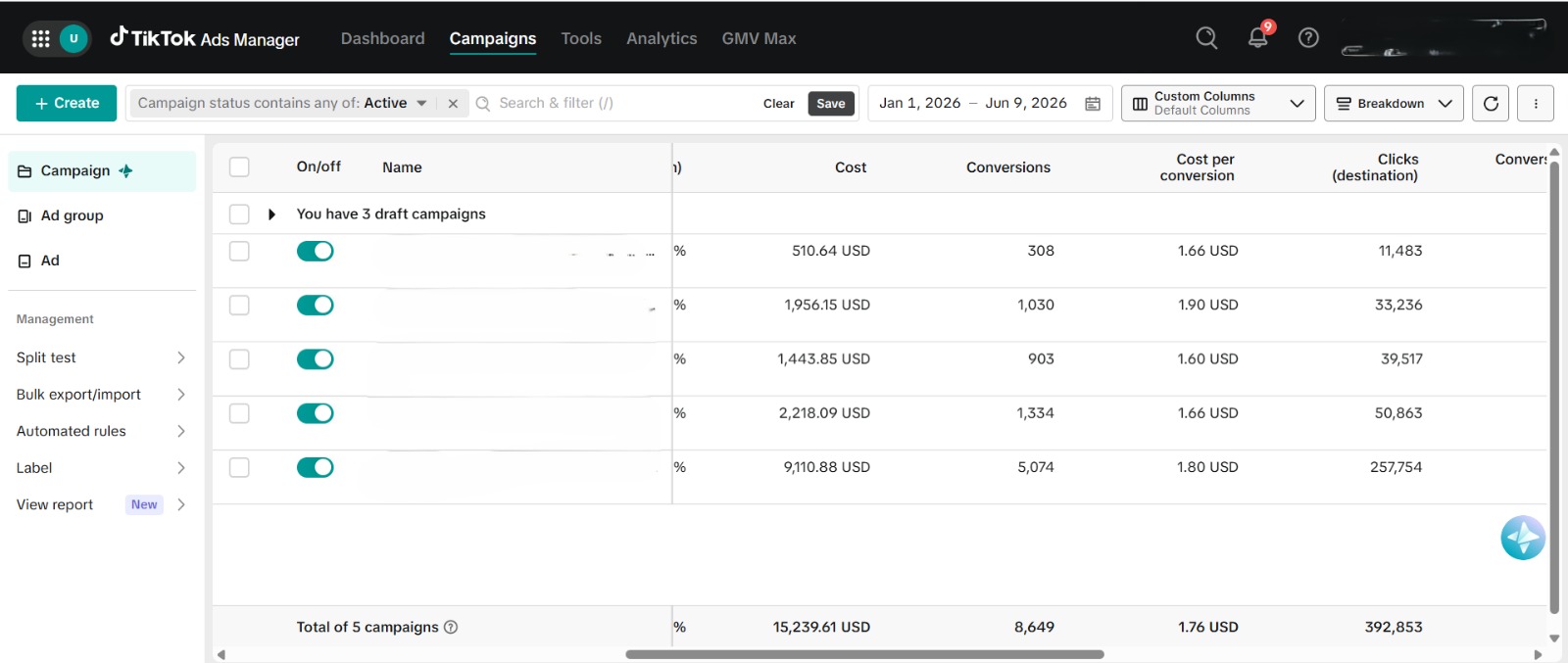 Meta Ads service example 6